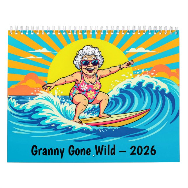 Calendario Granny Gone Wild – 2026 Retirement Adventure Calen (Tapa)