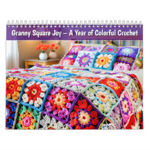 Granny Square Joy – A Year of Colorful Crochet