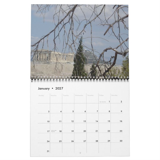 Calendario Grecia 2010 (Jan 2027)
