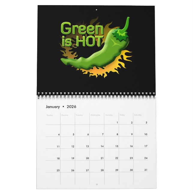 Calendario Green es HOT (Jan 2026)