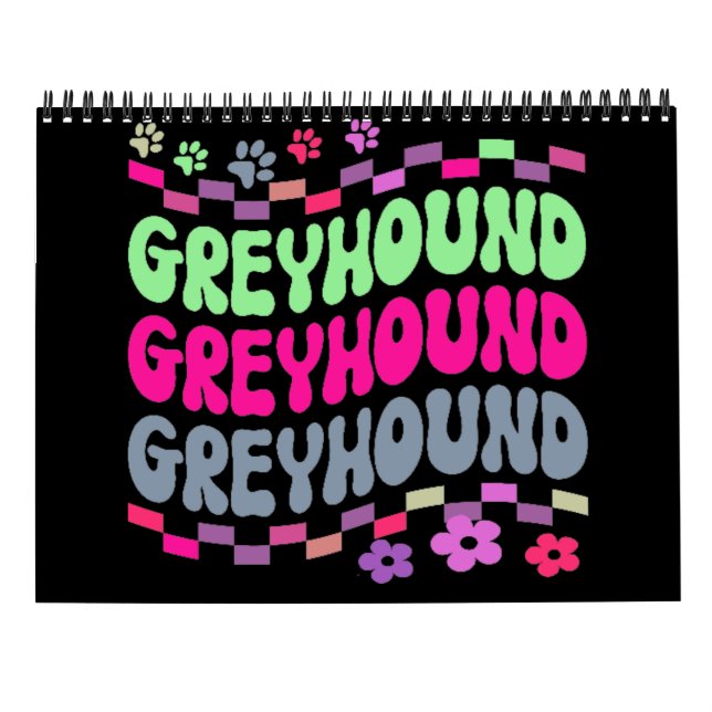 Calendario "Greyhound" (Reverso)