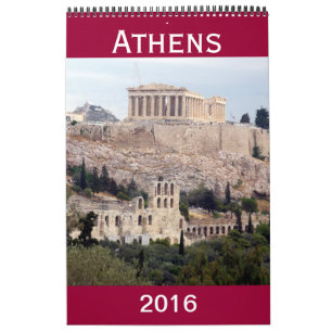 Calendario Griego 2016 de Atenas