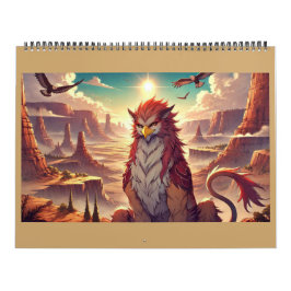 Calendario Griffins, Dragons, & Desolate landscapes