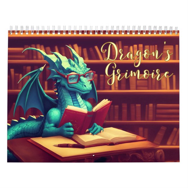 Calendario Grimoire de Dragón (Tapa)