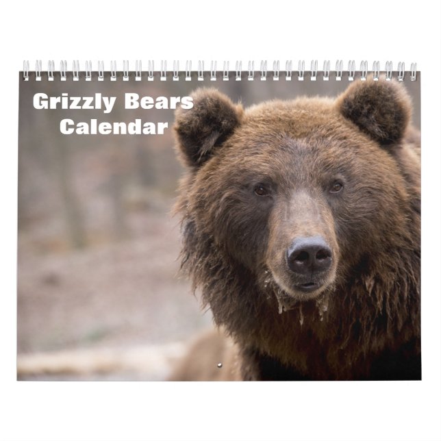 Calendario Grizzly Bears 2025 (Tapa)