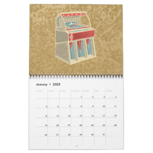 Calendario Grunge Jukebox