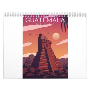 Calendario Guatemala Tikal