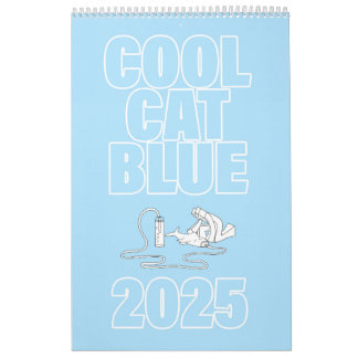 Calendario Guay Cat Blue 2025