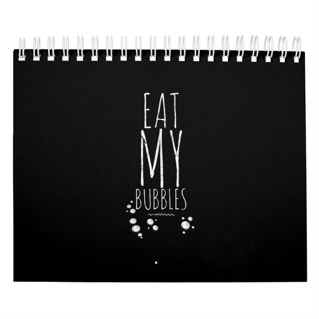 Calendario Guay Natación Comer Mis Burbujas Nadar Divertido N (Tapa)