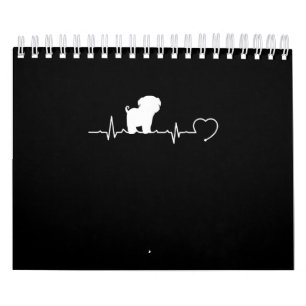 Calendario Guay Pug Dog Raza Heartbeat Puppy