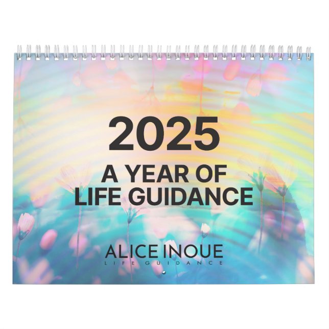 Calendario Guía de la vida de Alice Inoue 2025 (Tapa)