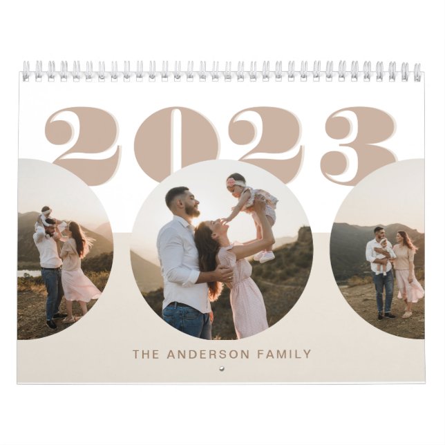 Calendario Guión fotográfico familiar básico (Tapa)