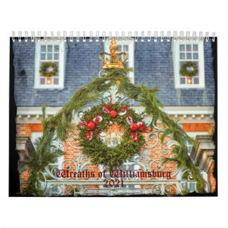 Calendario Guirnaldas de Williamsburg colonial