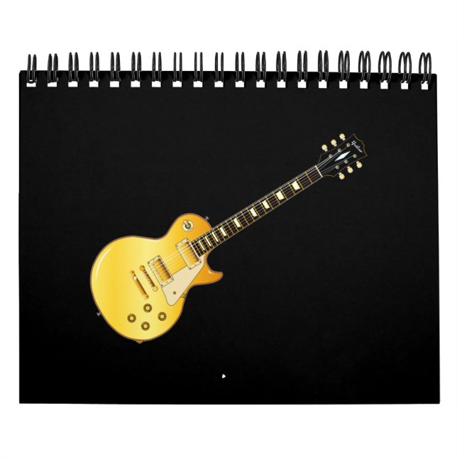 Calendario Guitarra de Blues Sólidos de Estilo Clásico (Tapa)