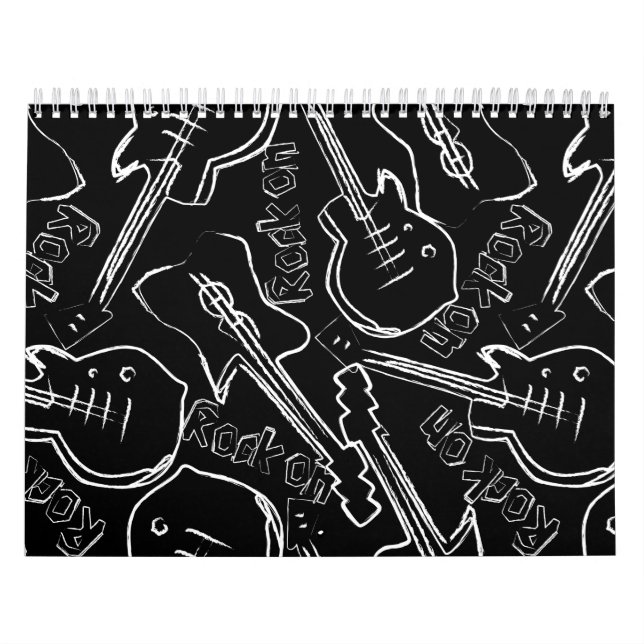 Calendario Guitarra de rock (Tapa)