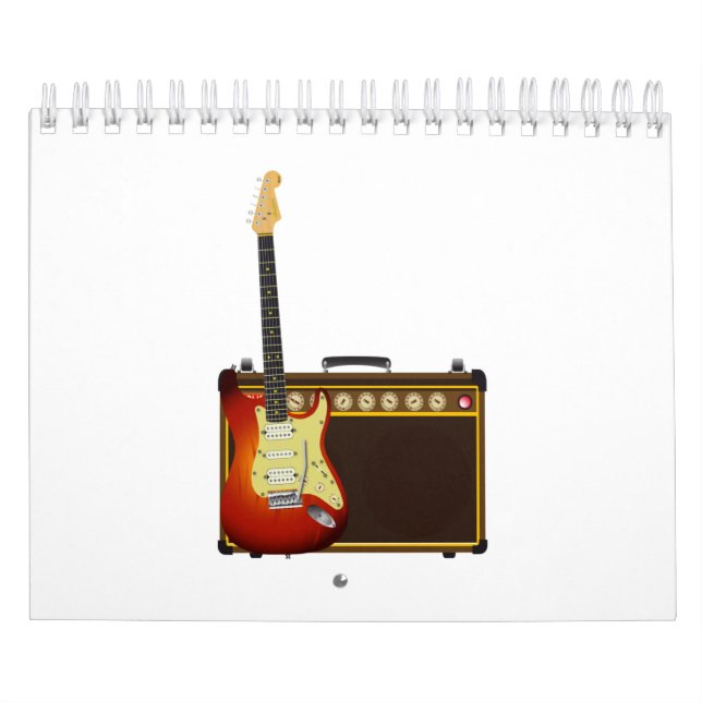 Calendario Guitarra Y Aplificador (Tapa)