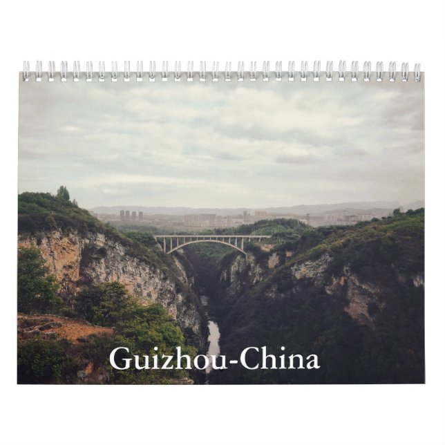 Calendario Guizhou-China (Tapa)