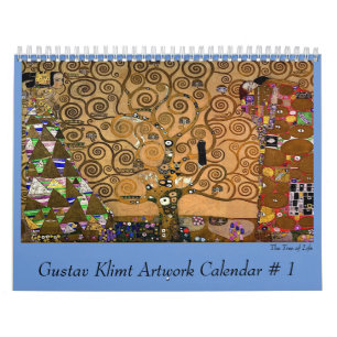 Calendario Gustav Klimt Artwork Número 1