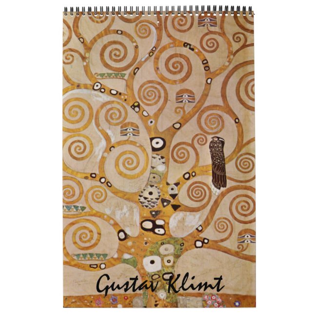 Calendario Gustav Klimt Bella Artes, Art Nouveau vintage (Tapa)
