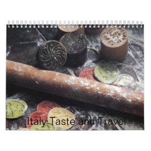 Calendario Gusto y viaje 2009 de Italia