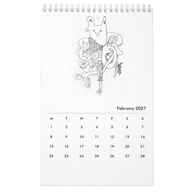 Calendario habitual de las criaturas 2016 (Feb 2027)