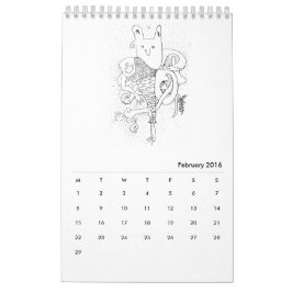 Calendario habitual de las criaturas 2016