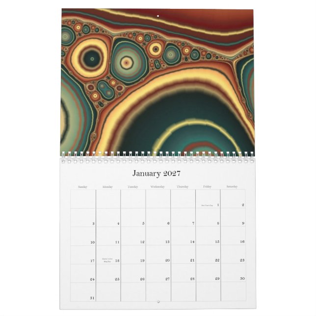 Calendario Haces luminosos (Jan 2027)