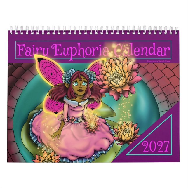 Calendario Hadas afroamericanas 2027 (Tapa)