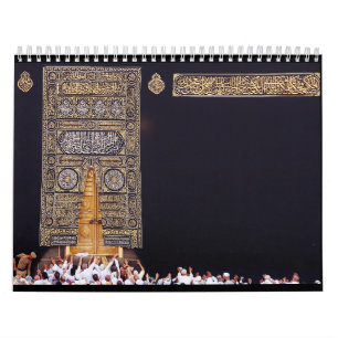 Calendario Hajj Mubarak Santa Kaaba Meca Arabia Saudita