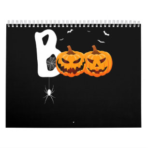 Calendario Halloween Boo Scary Pumpkins Spider Trick or Trek