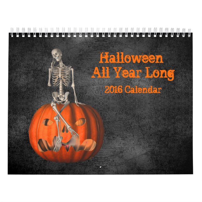 Calendario Halloween todo el año (Tapa)