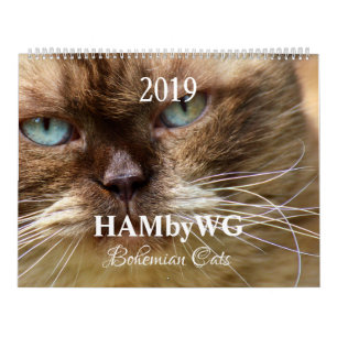 Calendario HAMbyWG - Gatos bohemios