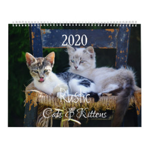 Calendario HAMbyWG- Gatos y Gatitos Rústicos