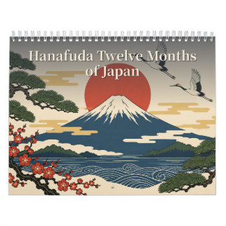 Calendario Hanafuda Flower Cards Ukiyo-e Japanese Art