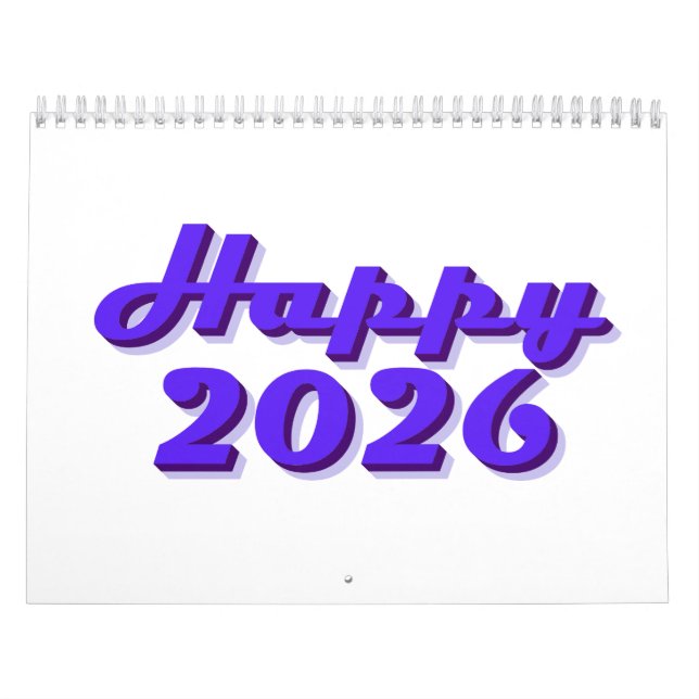 Calendario Happy 2026 (Tapa)