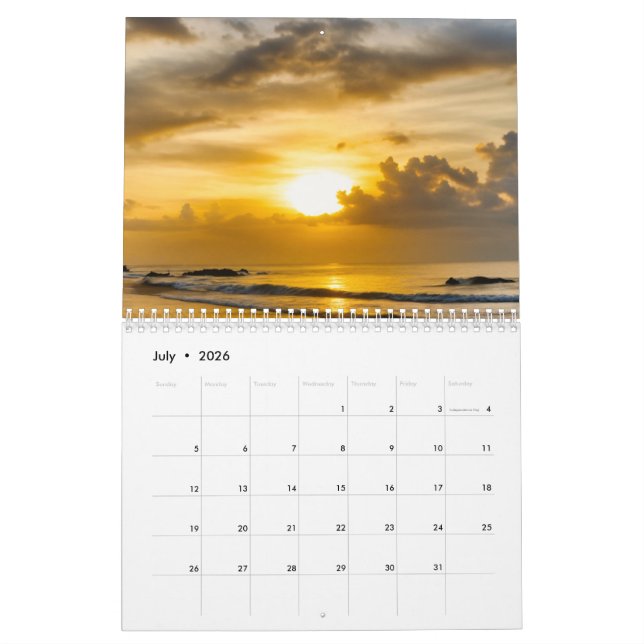 Calendario Harmony Calendar – Customized with Nature & Peace (Jul 2026)