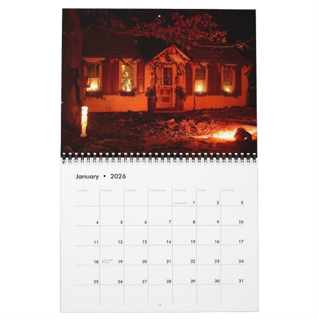 Calendario Has llegado a la casa de Ed Groves (Jan 2026)
