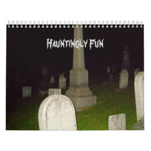 Calendario Hauntingly Diversión-Calendario-Cementerios
