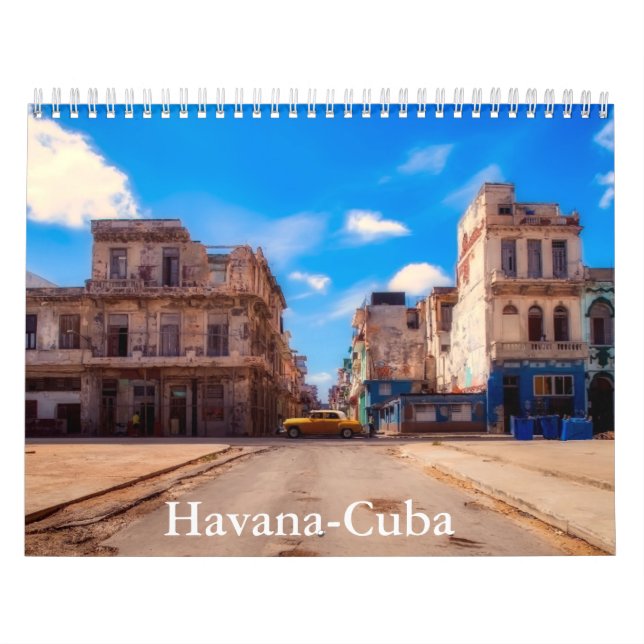 Calendario Havana-Cuba Calendar (Tapa)