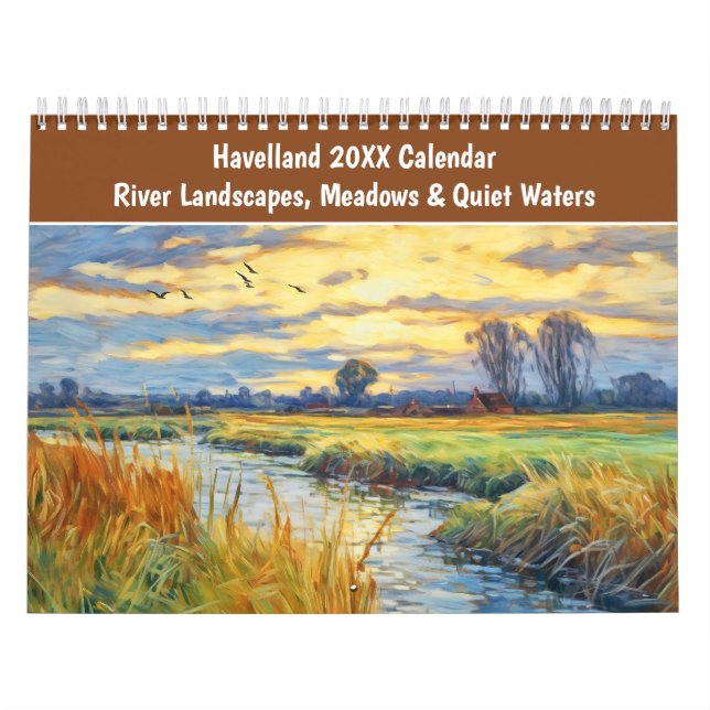 Calendario Havelland 2026 Calendar – River Landscapes, Meadow (Tapa)