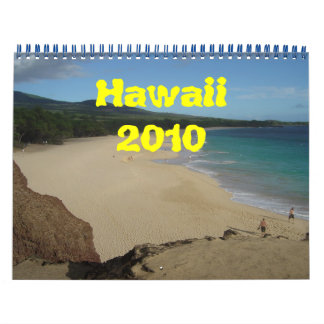 Calendario Hawái 2010