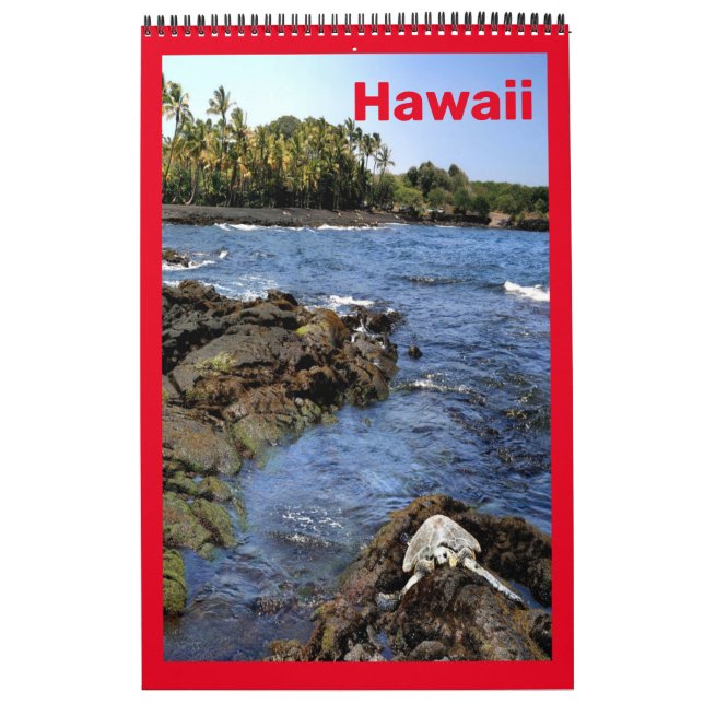 Calendario Hawai - Estados Unidos - (Tapa)