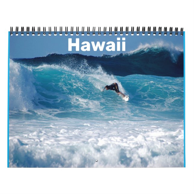 Calendario Hawai - Estados Unidos - (Tapa)