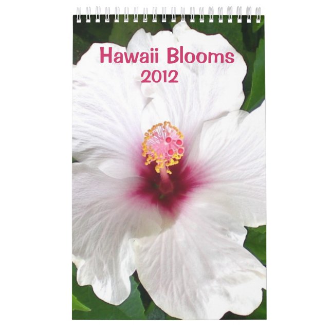 Calendario Hawái florece (Tapa)