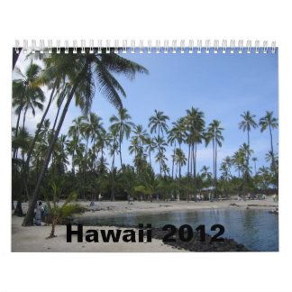 CALENDARIO HAWAII 2012