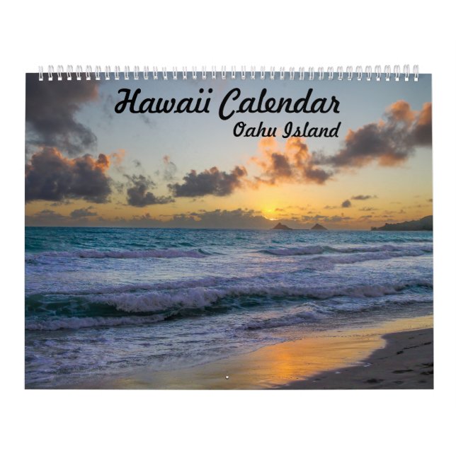 Calendario Hawaii Oahu (Tapa)