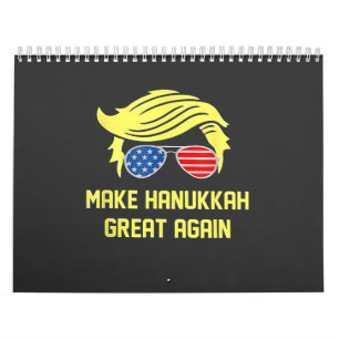 Calendario Haz que Janucá sea grande otra vez Trump judío 