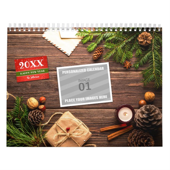 Calendario Haz tu propia foto familiar de vacaciones 2024 (Tapa)