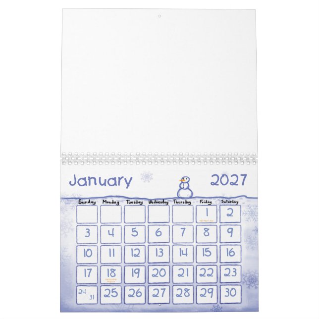 Calendario "Haz tu propio" (Jan 2027)