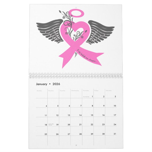 Calendario He tenido un ángel (cáncer de mama) (Jan 2026)